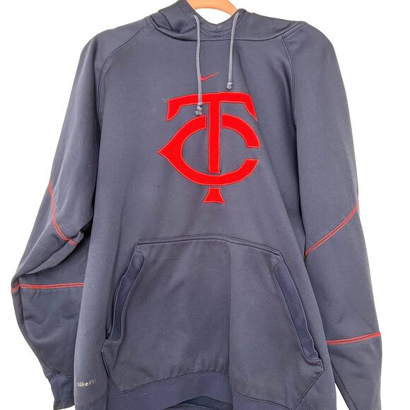 Nike MLB Minnesota Twins Hoodie Twins Baseball Sweatshirt Large - Picture 1 of 4